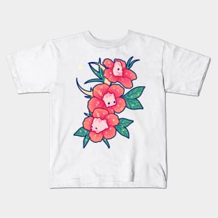 Hibiscus Bunnies Kids T-Shirt